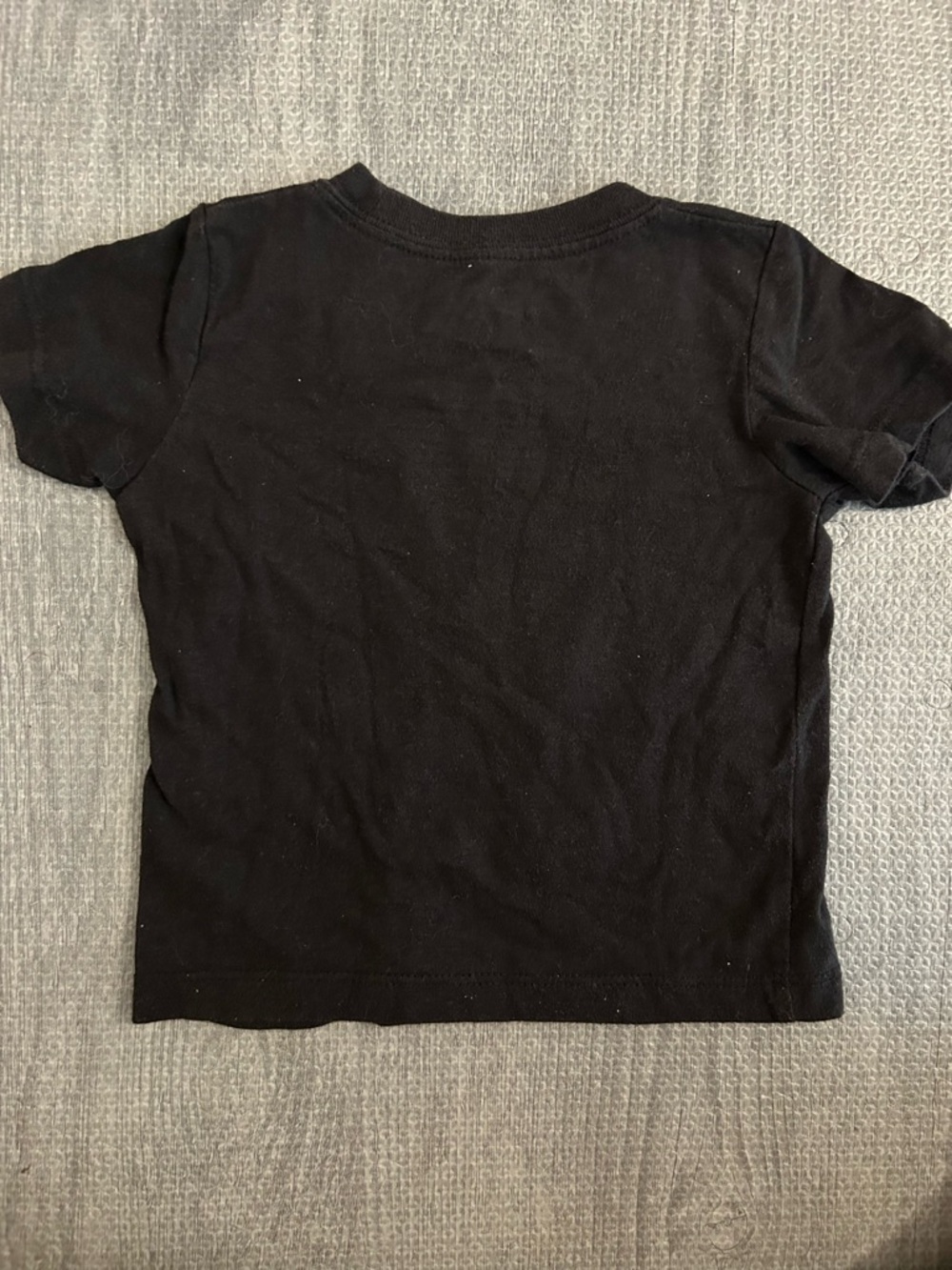 Black Graphic Tee with Yellow Tupac Print. Size 12M - Picture 4 of 4